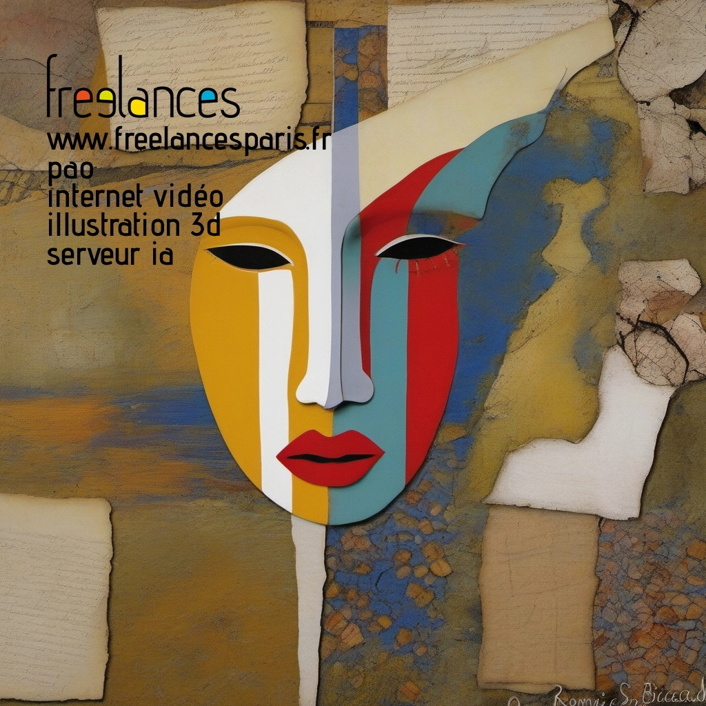 Pao mise en page internet vidéo illustration 3d serveur IA générative AI freelance paris studio de création magazines 49u2st50